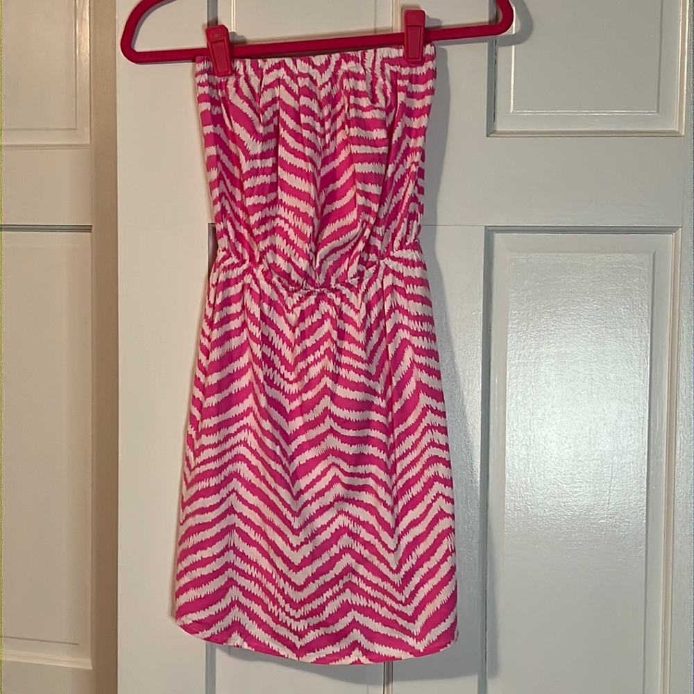 EUC Lilly Pulitzer strapless Windsor dress sz XXS